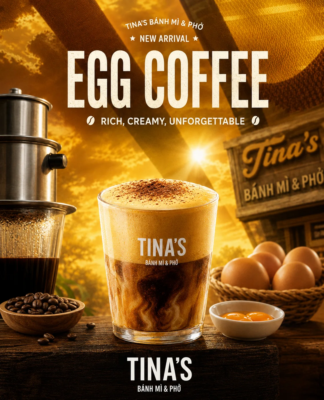 Egg coffee coming soon