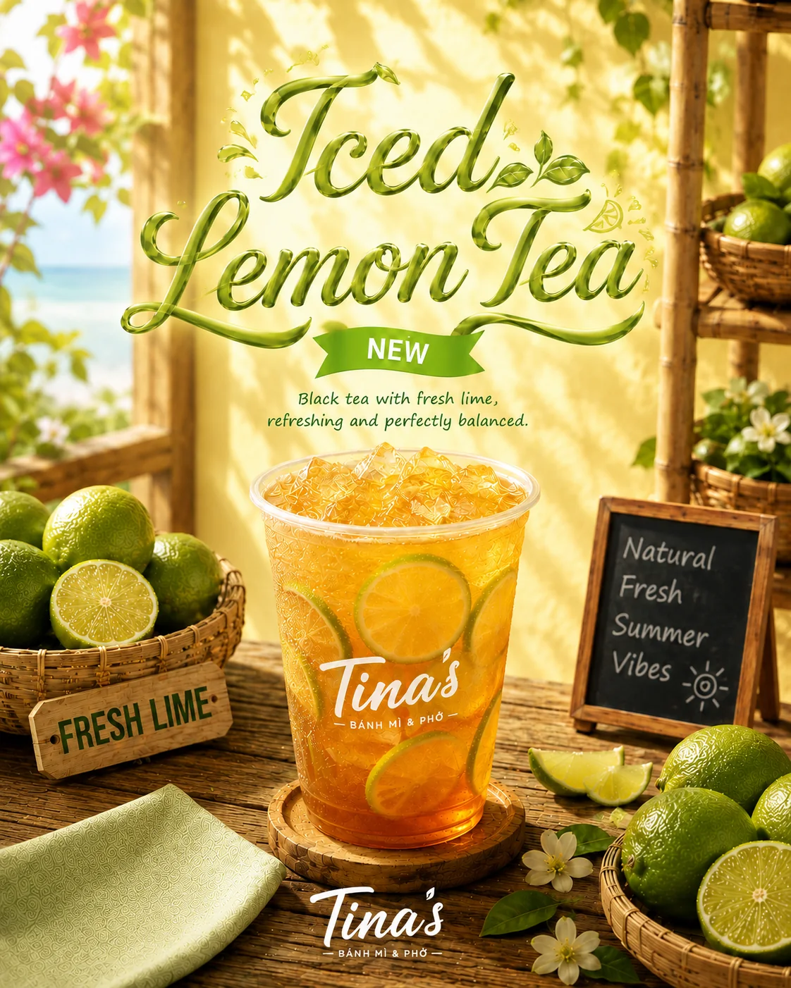 Iced lemon tea coming soon