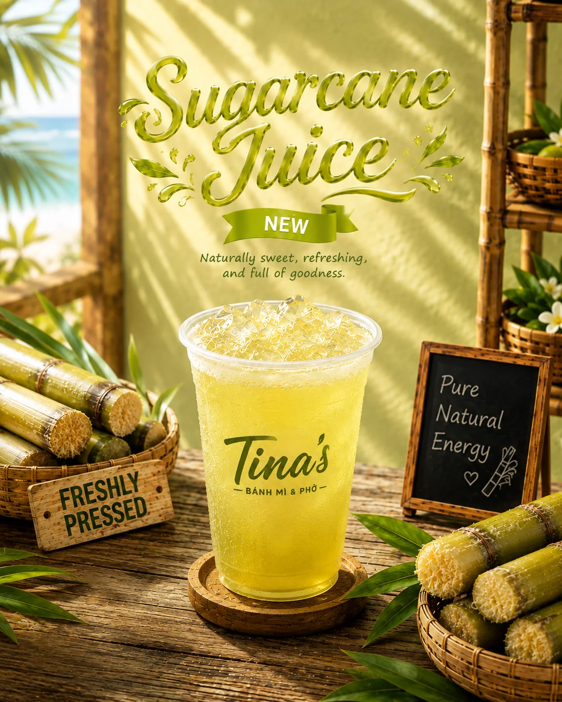 Sugarcane juice coming soon
